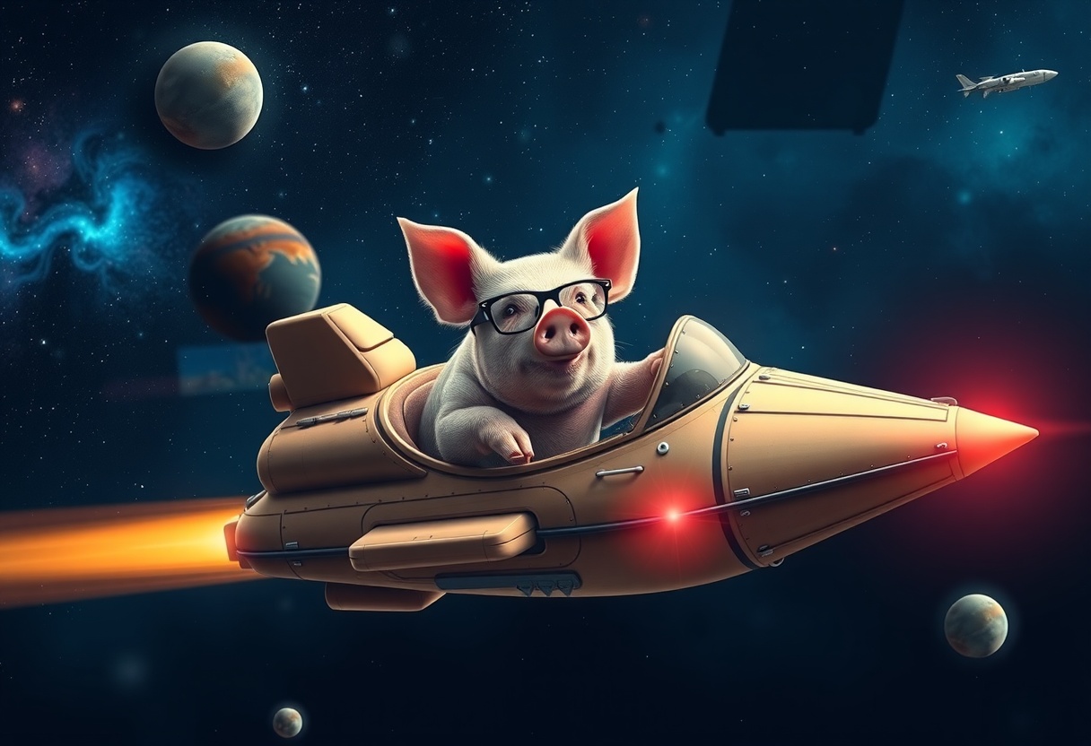 space captain pig