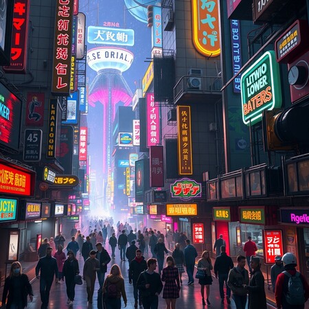 Neon city